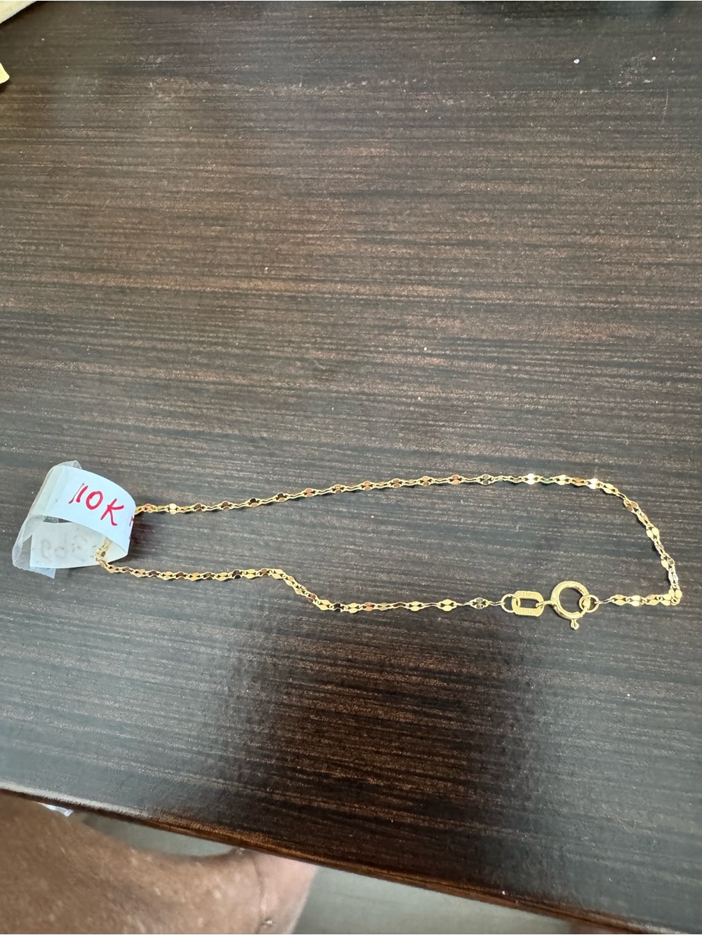 10K Gold Women’s 7 inch stamped and acid tested new